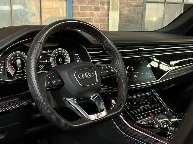 Audi q8 s-line 50 tdi qauttro -carbon- 286pk 2023 -fabrieksgarantie- - afbeelding 25 van  83