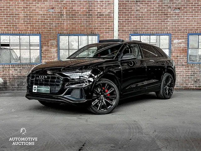 Audi q8 s-line 50 tdi qauttro -carbon- 286pk 2023 -fabrieksgarantie- - afbeelding 1 van  83