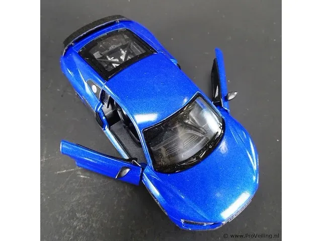 Audi r8 coupé blauw - afbeelding 5 van  5