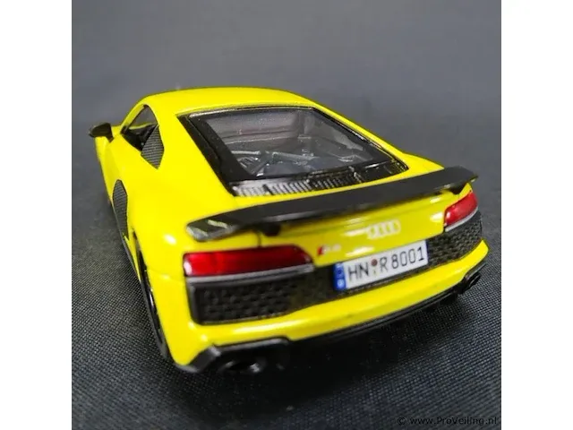 Audi r8 coupé geel - afbeelding 3 van  5