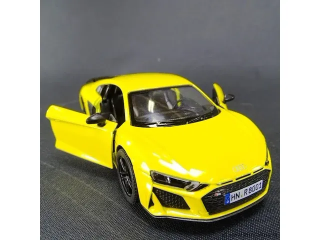 Audi r8 coupé geel - afbeelding 4 van  5