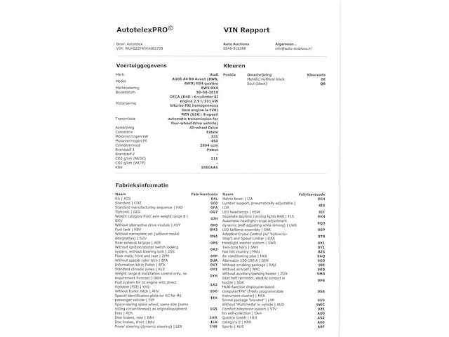 Audi rs4 avant 2.9 tfsi quattro 450pk automaat 2019, p-072-rn - afbeelding 31 van  39