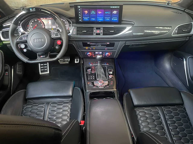 Audi rs6 avant 4.0 v8 tfsi quattro pro line plus 700+pk 2015 (milltek & akrapovic) , sl-779-j - afbeelding 27 van  74