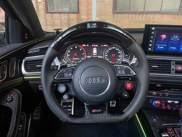 Audi rs6 avant 4.0 v8 tfsi quattro pro line plus 700+pk 2015 (milltek & akrapovic) , sl-779-j - afbeelding 28 van  74