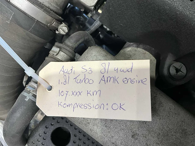 Audi s3 8l 1,8t amk motorset - afbeelding 8 van  9