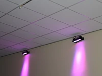 Audio en lichtcontrole zuil voorzien van een switch, twee par controllers, mp3 speler en versterker met twe... - afbeelding 4 van  6