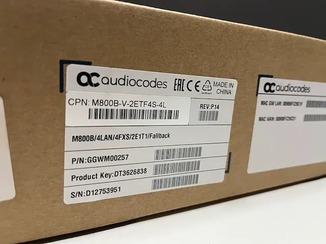 Audiocodes mediant 800b - gateway and e-sbc - afbeelding 7 van  12