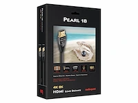 Audioquest pearl hdmi 2.0b kabel 10 meter zwart - afbeelding 2 van  2