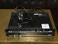 Audiosysteem audac bestaande uit een mixer, versterker, acht wandspeakers en een subwoofer. - afbeelding 1 van  3
