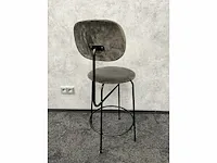 Audo copenhagen/ afteroom - barkruk 64cm velvet taupe - ongebruikt (4x) - afbeelding 7 van  9