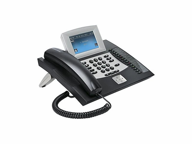 Auerswald comfortel 2600 telefoon met antwoordapparaat en luidspreker 109 cm (43 inch) kleurenscherm sd-kaartsleuf usb zwart - afbeelding 2 van  3