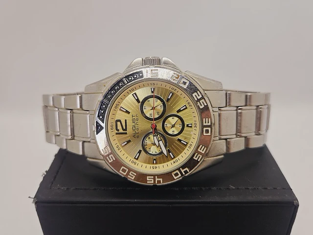 August steiner as8077ss herenhorloge inclusief doos - afbeelding 5 van  9