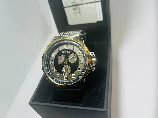 August steiner multi-color dial herenhorloge - showmodel - afbeelding 1 van  7