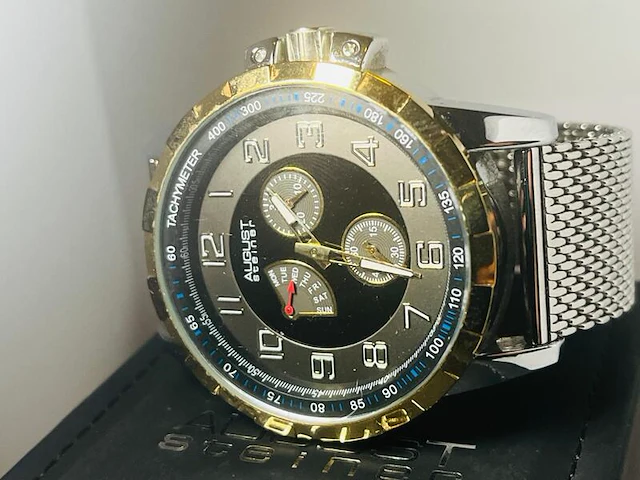 August steiner multi-color dial herenhorloge - showmodel - afbeelding 3 van  7