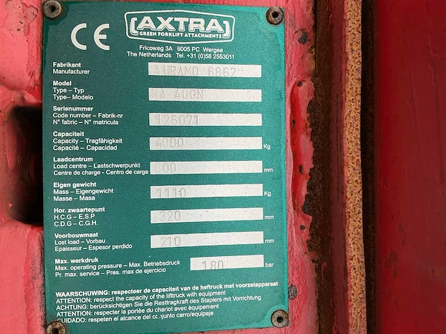 Auramo ra 400 n papierrollenklem - afbeelding 7 van  7