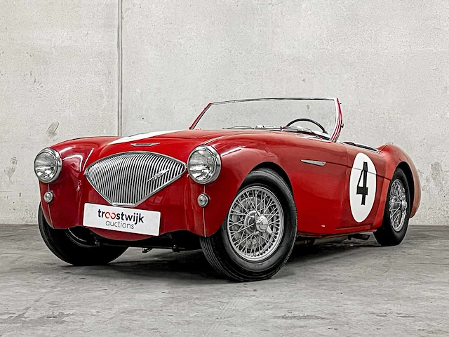 Austin-healey 100 bn-1 cabriolet lhd 90pk 1955 oldtimer, dz-53-50 - afbeelding 1 van  43