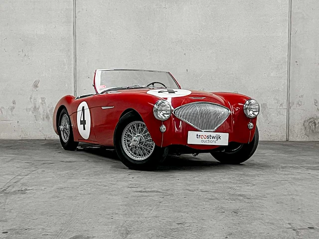 Austin-healey 100 bn-1 cabriolet lhd 90pk 1955 oldtimer, dz-53-50 - afbeelding 41 van  43