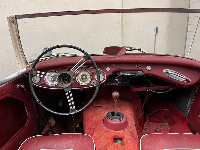 Austin-healey 3000 mark ii 2+2 cabriolet - projectauto - lhd 3 carburettors 1962 oldtimer - afbeelding 8 van  28