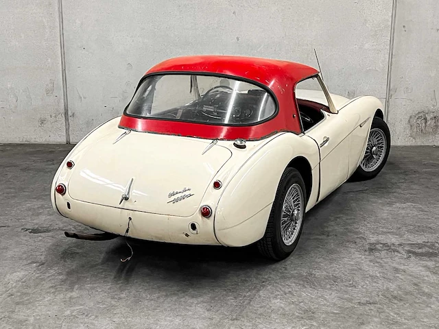 Austin-healey 3000 mark ii 2+2 cabriolet - projectauto - lhd 3 carburettors 1962 oldtimer - afbeelding 28 van  28