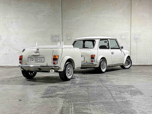 Austin mini 1000 e magic 42pk 1988, td-30-yj + aanhanger - afbeelding 3 van  26