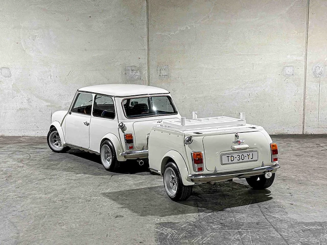 Austin mini 1000 e magic 42pk 1988, td-30-yj + aanhanger - afbeelding 6 van  26