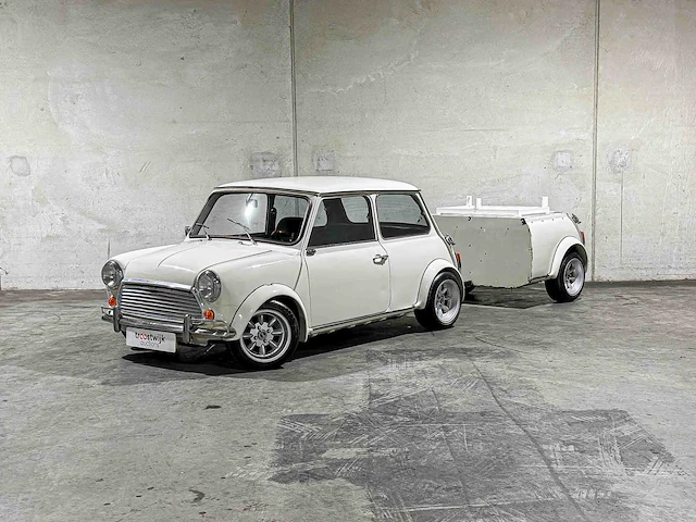 Austin mini 1000 e magic 42pk 1988, td-30-yj + aanhanger - afbeelding 12 van  26