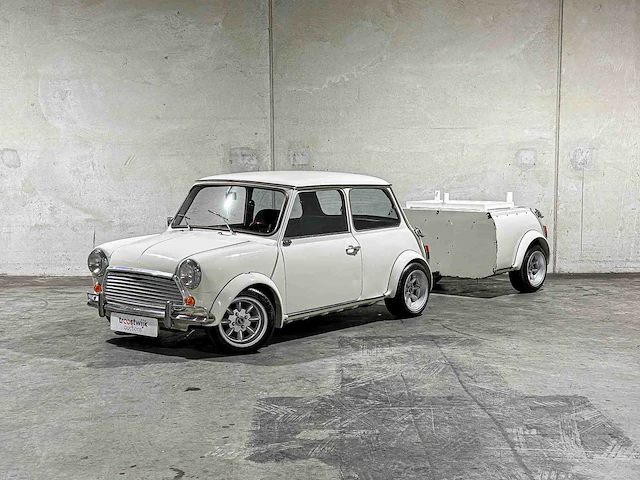 Austin mini 1000 e magic 42pk 1988, td-30-yj + aanhanger - afbeelding 20 van  26