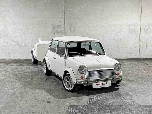 Austin mini 1000 e magic 42pk 1988, td-30-yj + aanhanger - afbeelding 25 van  26