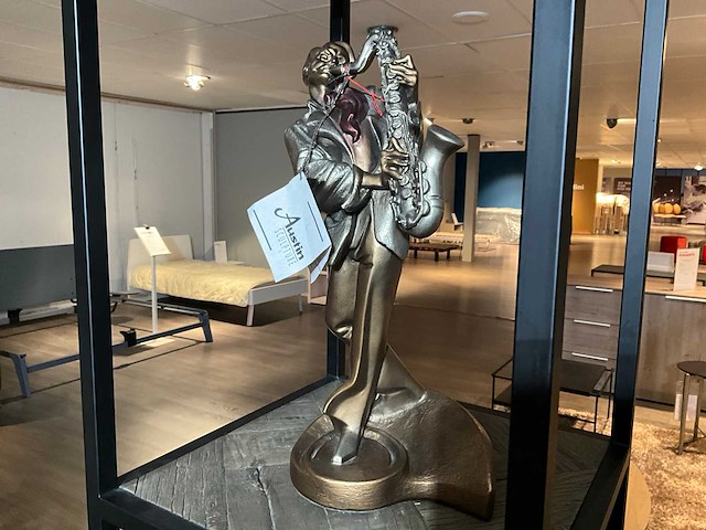 Austin sculpture decoratiebeeld saxofonist - afbeelding 2 van  4