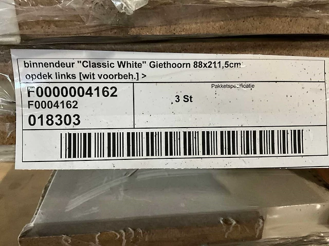 Austria classic white giethoorn opdek binnendeur (11x) - afbeelding 4 van  5