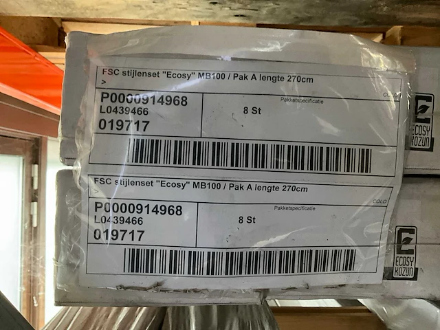 Austria ecosy mb100 2700 mm deurkozijn stijlenset (8x) - afbeelding 2 van  2