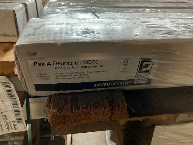 Austria ecosy mb70 2700 mm deurkozijn stijlenset (9x) - afbeelding 3 van  3