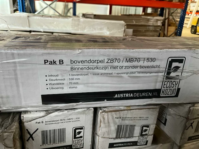 Austria ecosy zb/mb70 530 & 580 mm bovendorpel (14x) - afbeelding 3 van  3