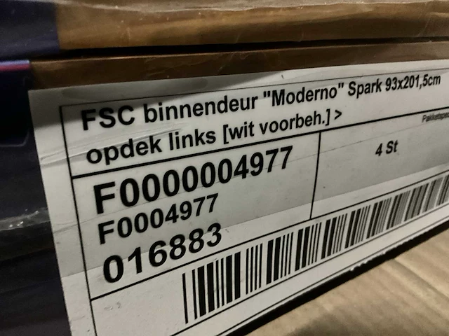 Austria moderno spark binnendeur (5x) - afbeelding 4 van  4