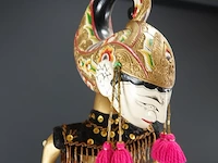 Authentieke indische wayang golek pop - afbeelding 3 van  5