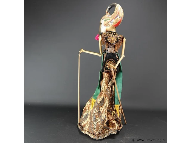 Authentieke indische wayang golek pop - afbeelding 4 van  5