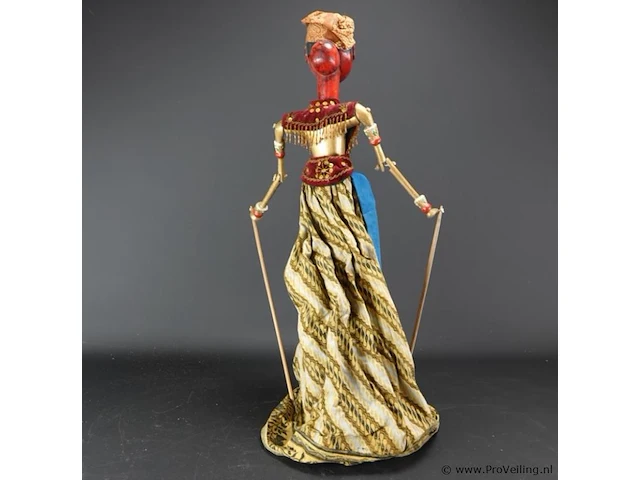 Authentieke indische wayang golek pop - afbeelding 4 van  5