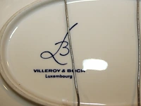 Authentieke scheerschaal villeroy & boch. afm. circa 32 x 23 cm. in nieuwstaat. - afbeelding 2 van  2