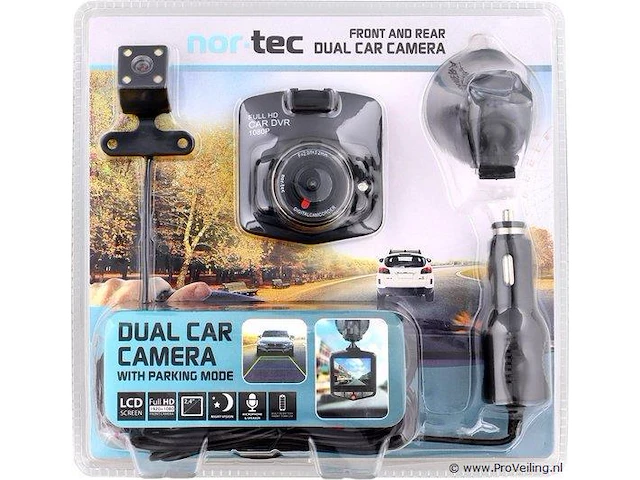 Auto dual dashcam fullhd met geluid - afbeelding 2 van  5