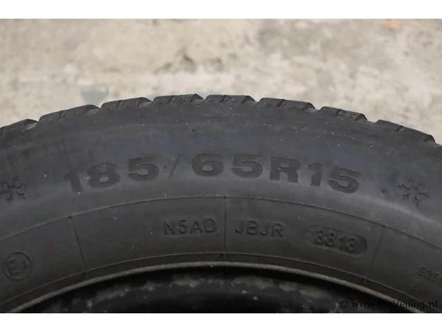 Autobanden met stalen velg, diverse merken - 185/65r15-88t - 4 stuks - afbeelding 8 van  11