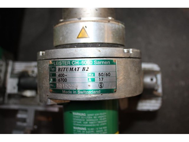 Automatische bituumlasapparaat leister bitumat b2, in houten kist. - afbeelding 2 van  10