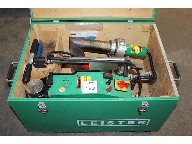 Automatische bituumlasapparaat leister bitumat b2, in houten kist. - afbeelding 1 van  10