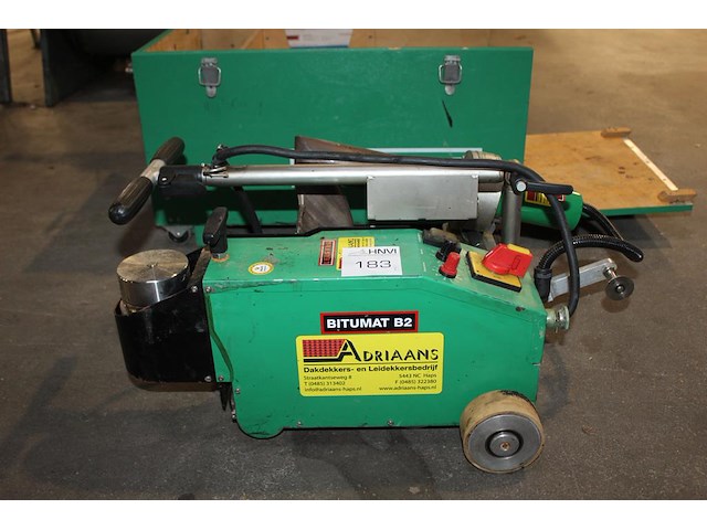 Automatische bituumlasapparaat leister bitumat b2, in houten kist. - afbeelding 5 van  10