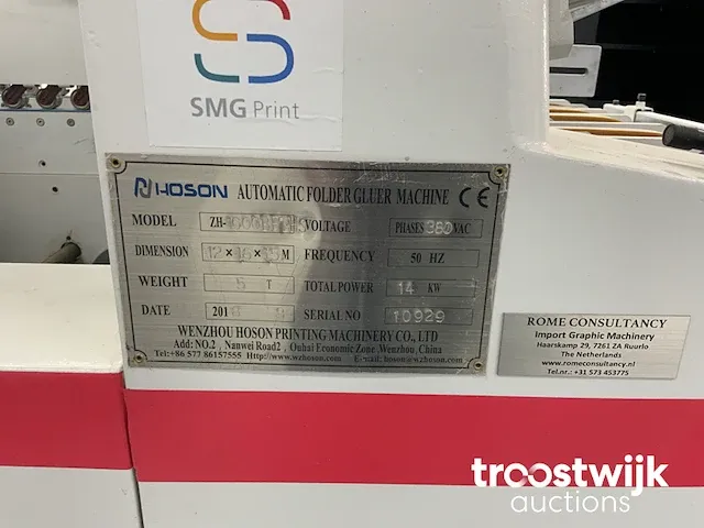 Automatische folder lijmmachine - afbeelding 6 van  16