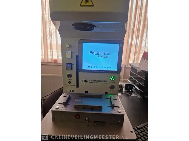Automatische lasersnijmachine terug glasverwijderaar laser scheiden graveren tbk, 958a 220 volt, wit - afbeelding 3 van  8