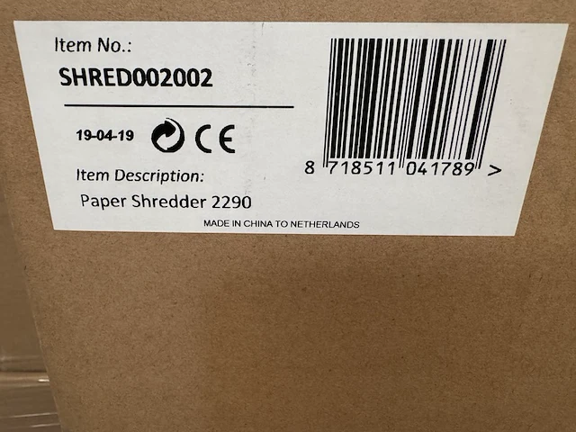 Automatische papierversnipperaar 53 liter sam creative, shred002002 - afbeelding 4 van  4