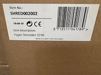 Automatische papierversnipperaar 53 liter sam creative, shred002002 - afbeelding 4 van  4