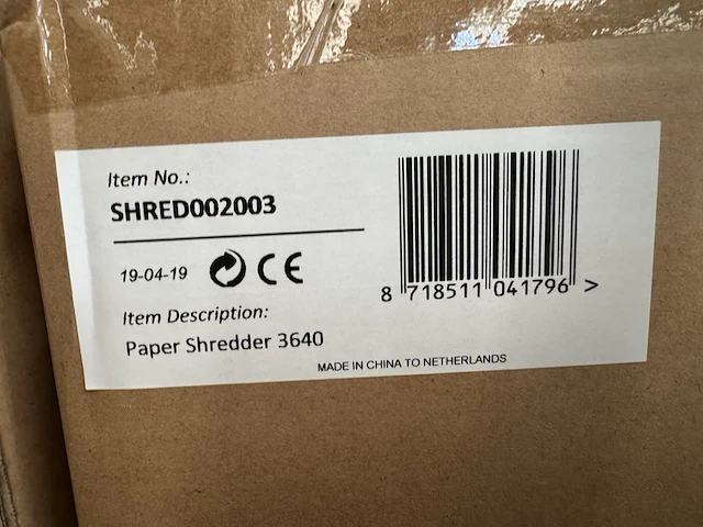 Automatische papierversnipperaar 53 liter sam creative, shred002003 - afbeelding 4 van  4