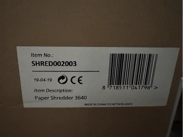 Automatische papierversnipperaar 53 liter sam creative, shred002003 - afbeelding 4 van  4