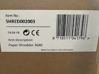 Automatische papierversnipperaar 53 liter sam creative, shred002003 - afbeelding 4 van  5